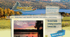 Desktop Screenshot of conesuslakecampground.com